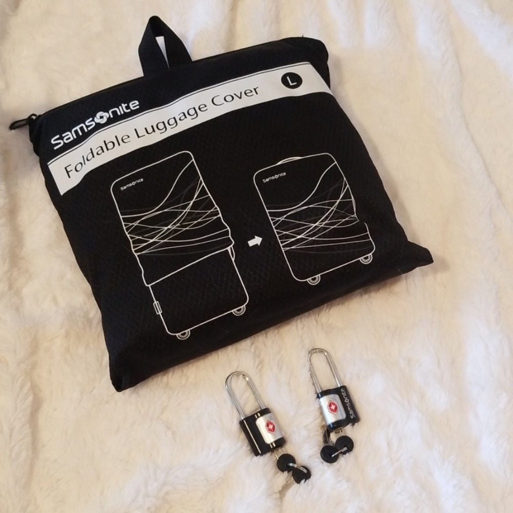 Samsonite  Suitcase cover with two lockers